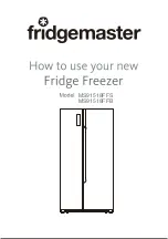 Fridgemaster MS91515BFF How To Use Manual preview