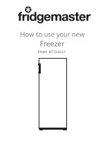 Preview for 1 page of Fridgemaster MTZ55153 How To Use Manual