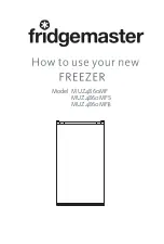 Fridgemaster MUZ4860MF How To Use Manual preview