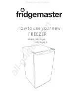 Preview for 1 page of Fridgemaster MUZ4965 How To Use Manual