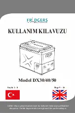 FRIDGERS DX30 User Manual preview