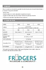 Preview for 8 page of FRIDGERS DX30 User Manual