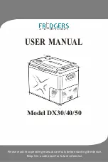 Preview for 9 page of FRIDGERS DX30 User Manual