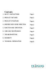 Preview for 10 page of FRIDGERS DX30 User Manual