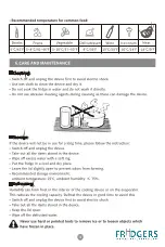 Preview for 14 page of FRIDGERS DX30 User Manual