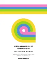 Fridja f1900 Instruction Manual предпросмотр