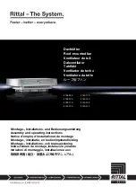 Preview for 1 page of FRIEDHELM LOH Rittal 3138.000 Assembly And Operating Instructions Manual