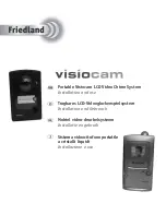 FRIEDLAND Portable VisioCam LCD Video Chime System Installation And Use Manual preview