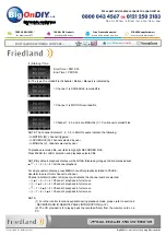 Preview for 22 page of FRIEDLAND Response CWFK3D Installation And Operating Instructions Manual