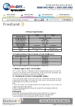 Preview for 37 page of FRIEDLAND Response CWFK3D Installation And Operating Instructions Manual