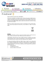 Preview for 38 page of FRIEDLAND Response CWFK3D Installation And Operating Instructions Manual