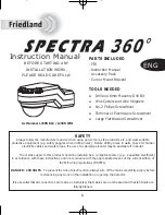 Preview for 3 page of FRIEDLAND Spectra Lite L230N BLK Instruction Manual