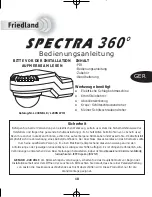 Preview for 13 page of FRIEDLAND Spectra Lite L230N BLK Instruction Manual