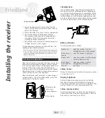 Preview for 8 page of FRIEDLAND VisioCam VIS3121 Installation And Use Manual