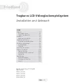 Preview for 14 page of FRIEDLAND VisioCam VIS3121 Installation And Use Manual