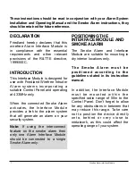 Preview for 2 page of FRIEDLAND Wirefree AlarmInterface Module Installation And Operating Instructions Manual