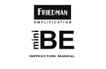 Preview for 1 page of Friedman Mini BE Instruction Manual