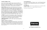 Предварительный просмотр 9 страницы Friedman Mini BE Instruction Manual