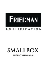 Friedman smallbox Instruction Manual preview