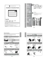 Friedrich 115 Volts US08 Installation & Operation Manual предпросмотр