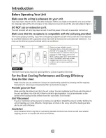 Предварительный просмотр 3 страницы Friedrich 115V US08 Installation And Operation Manual