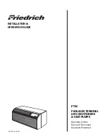 Friedrich 920-087-04 (3-05) Installation & Operation Manual preview