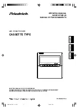 Friedrich 9368987053 Operating Manual preview