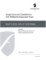 Preview for 1 page of Friedrich ABNH36GRLA2 Service Manual