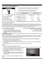 Preview for 4 page of Friedrich CCW06B10B Operating Instructions Manual