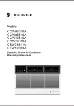 Предварительный просмотр 1 страницы Friedrich CEW08B11A Operating Instructions Manual