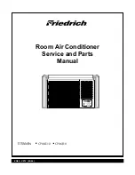 Предварительный просмотр 1 страницы Friedrich CP06E10 Service And Parts Manual