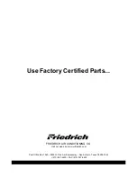 Предварительный просмотр 37 страницы Friedrich CP06E10 Service And Parts Manual