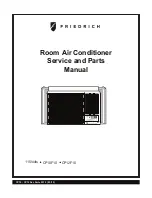 Предварительный просмотр 1 страницы Friedrich CP10F10 Service And Parts Manual