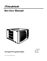 Предварительный просмотр 1 страницы Friedrich CP14E10 Service Manual