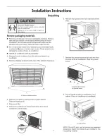 Предварительный просмотр 8 страницы Friedrich CP15F10 Installation And Operating Manual