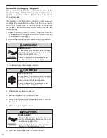 Предварительный просмотр 8 страницы Friedrich CP15F10 Service And Parts Manual