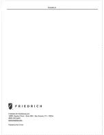 Preview for 16 page of Friedrich D25ANP Installation & Operation Manual