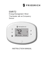 Preview for 1 page of Friedrich EMRT2 Instruction Manual