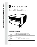 Предварительный просмотр 1 страницы Friedrich ES12M33l Installation And Operation Manual