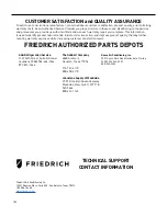 Предварительный просмотр 109 страницы Friedrich FRESHAIRE PVH09K3FA Service & Parts Manual