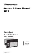 Preview for 1 page of Friedrich Hazardgard SH15L30-A Service & Parts Manual