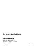 Preview for 20 page of Friedrich Hazardgard SH15L30-A Service & Parts Manual