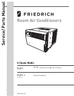 Friedrich Kuhl KCQ06A10A Service & Parts Manual предпросмотр