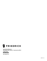 Preview for 32 page of Friedrich Kuhl SQ06 Installation And Operation Manual