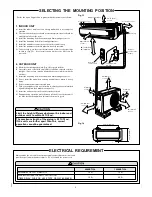 Предварительный просмотр 4 страницы Friedrich M09CE Installation Instructions Manual