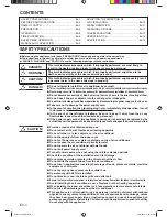 Предварительный просмотр 2 страницы Friedrich M30CG Operating Manual