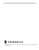 Предварительный просмотр 7 страницы Friedrich MD24Y3J Service Manual