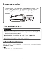 Предварительный просмотр 11 страницы Friedrich MM12YJ Installation And Operation Manual