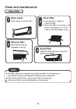 Предварительный просмотр 12 страницы Friedrich MM12YJ Installation And Operation Manual