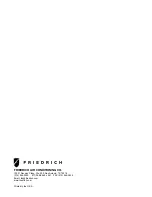 Preview for 88 page of Friedrich MR09C1H Service Manual